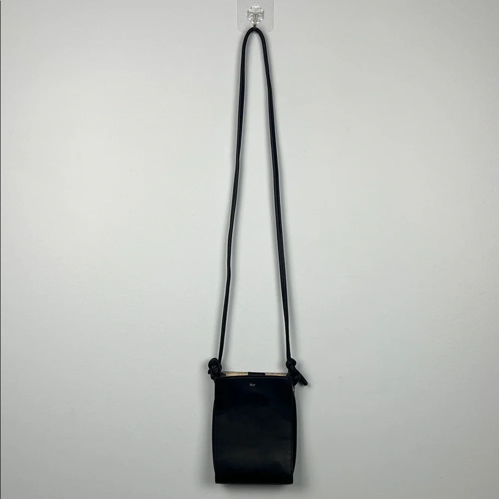 Mur women’s black crossbody knot strap purse